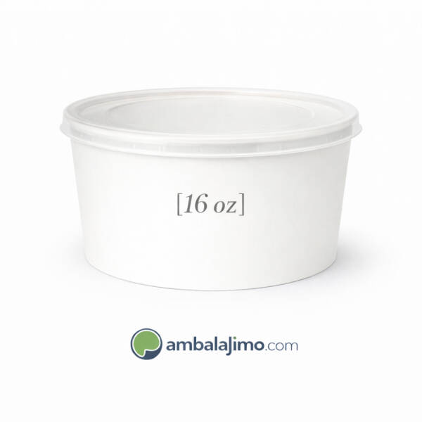 Beyaz Çorba Kasesi 16oz - Ekonomik - 2