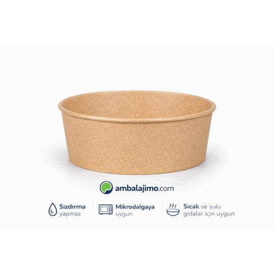 Kraft Karton Salata Kasesi 750cc (26 oz)